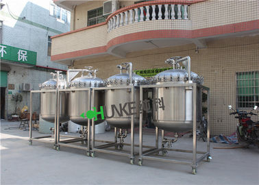 Customer 50000 Liter Bag Filter Housing Stainless Steel 304/316  Hot Water Storage Tank