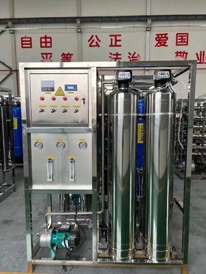0.5 toneladas de tratamiento de agua por ósmosis inversa en doble etapa para la máquina de desalinización de agua