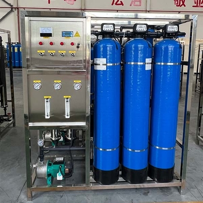 0.5 toneladas Tres tanques de la planta de ósmosis inversa para para el tratamiento de desalinización de agua de mar