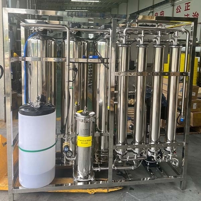 1000 Lph Equipo completo de tratamiento de agua Sistema de ósmosis inversa con purificador UV