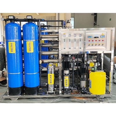 Equipo de desalinización de agua de mar por ósmosis inversa Sistema de filtración de agua por ósmosis inversa de 1 tonelada