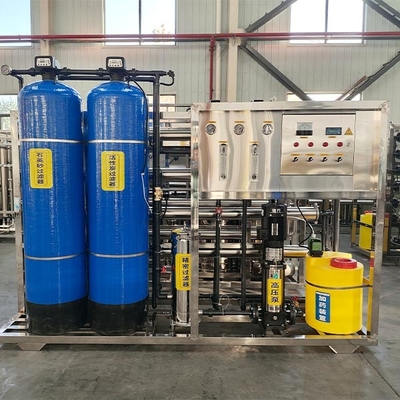 Planta de tratamiento de agua de un solo paso con sistema de ósmosis inversa 2000 litros/h a bajo precio