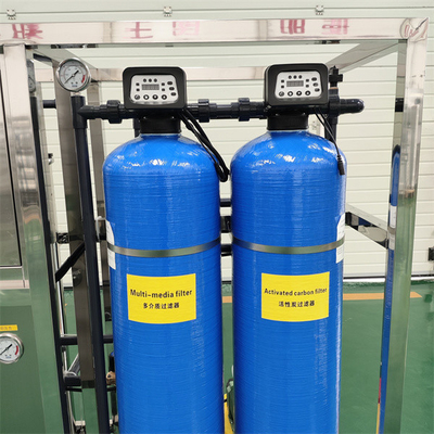 0.5 toneladas de máquinas de tratamiento de agua con filtro de ósmosis inversa de estuche de madera