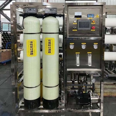 0.5 toneladas Equipo de tratamiento de agua por ósmosis inversa Sistema de filtro por ósmosis inversa de doble etapa para la producción de agua pura