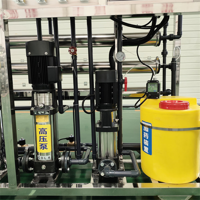 1T Equipo automático de tratamiento por ósmosis inversa de agua mineral pura con dos depósitos