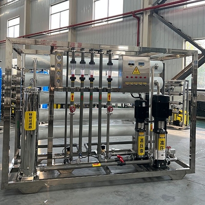 Equipo de ósmosis inversa de doble etapa para la purificación comercial de agua