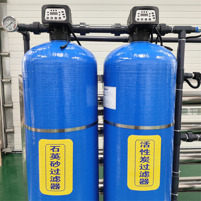 2T de acero inoxidable Ro purificador de agua máquina sistemas de ósmosis inversa planta de tratamiento de agua equipo PLC tratamiento de agua