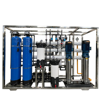 Equipo de filtración de agua de mar Desalinización de RO Planta de tratamiento, Sistema de purificación de agua por ósmosis inversa Capacidad 24m3/día