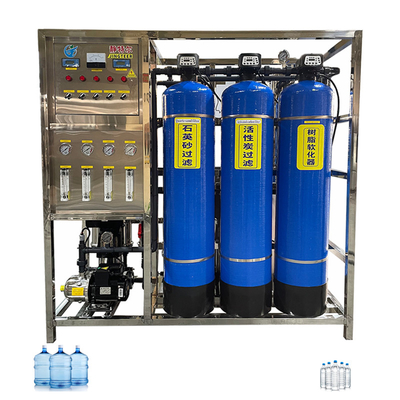 Agua potable mineral pura Filtración de agua por ósmosis inversa Sistema de filtración de agua RO Tratamiento de agua