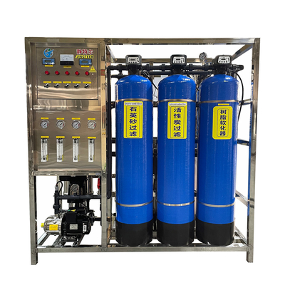 500L/H Instalaciones industriales de tratamiento de agua de origen industrial Máquina Sistemas de ósmosis inversa para agua potable
