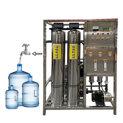Sistema de purificación de filtro de agua de pozo industrial subterráneo totalmente automático Máquina con planta de RO y UV para bebida pura