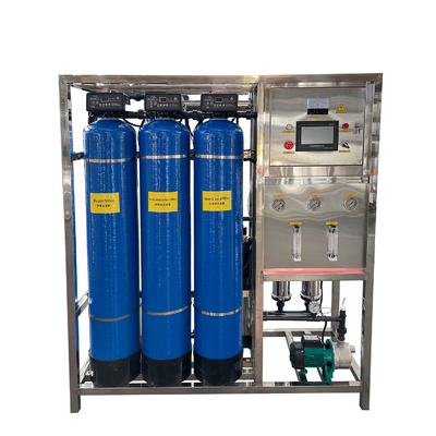 Fábrica 500LPH Sistema de filtración de tratamiento de agua por ósmosis inversa