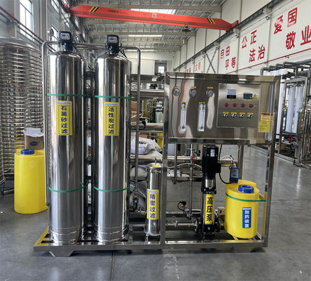 Maquinaria de plantas de tratamiento de filtración y purificación de agua pura y mineral por ósmosis inversa (OI) de alta tecnología